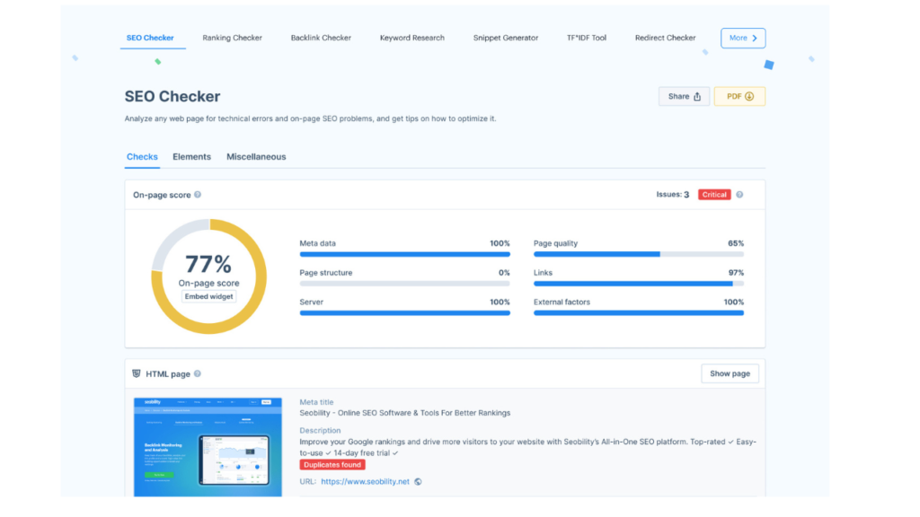 seo result (shahwaiz