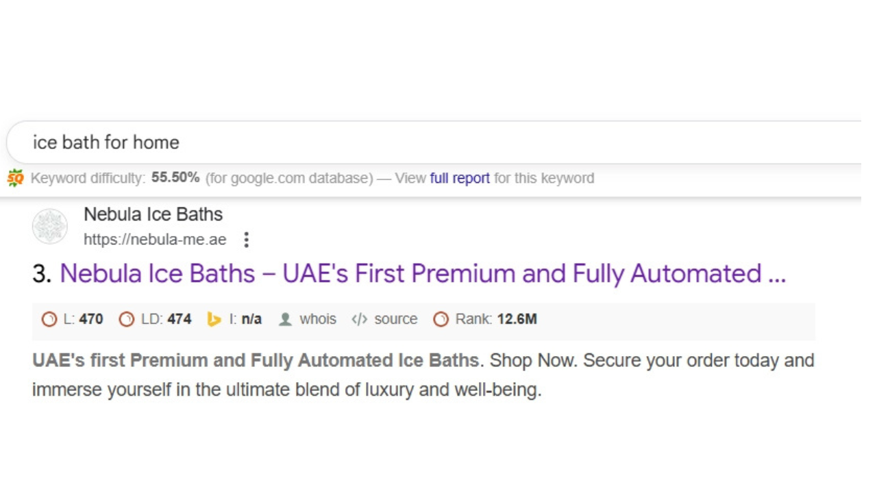 local seo keyword ranking