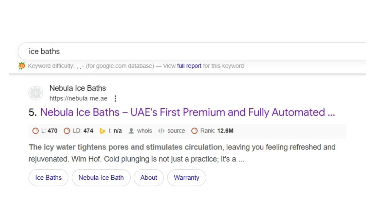 local seo keyword ranking