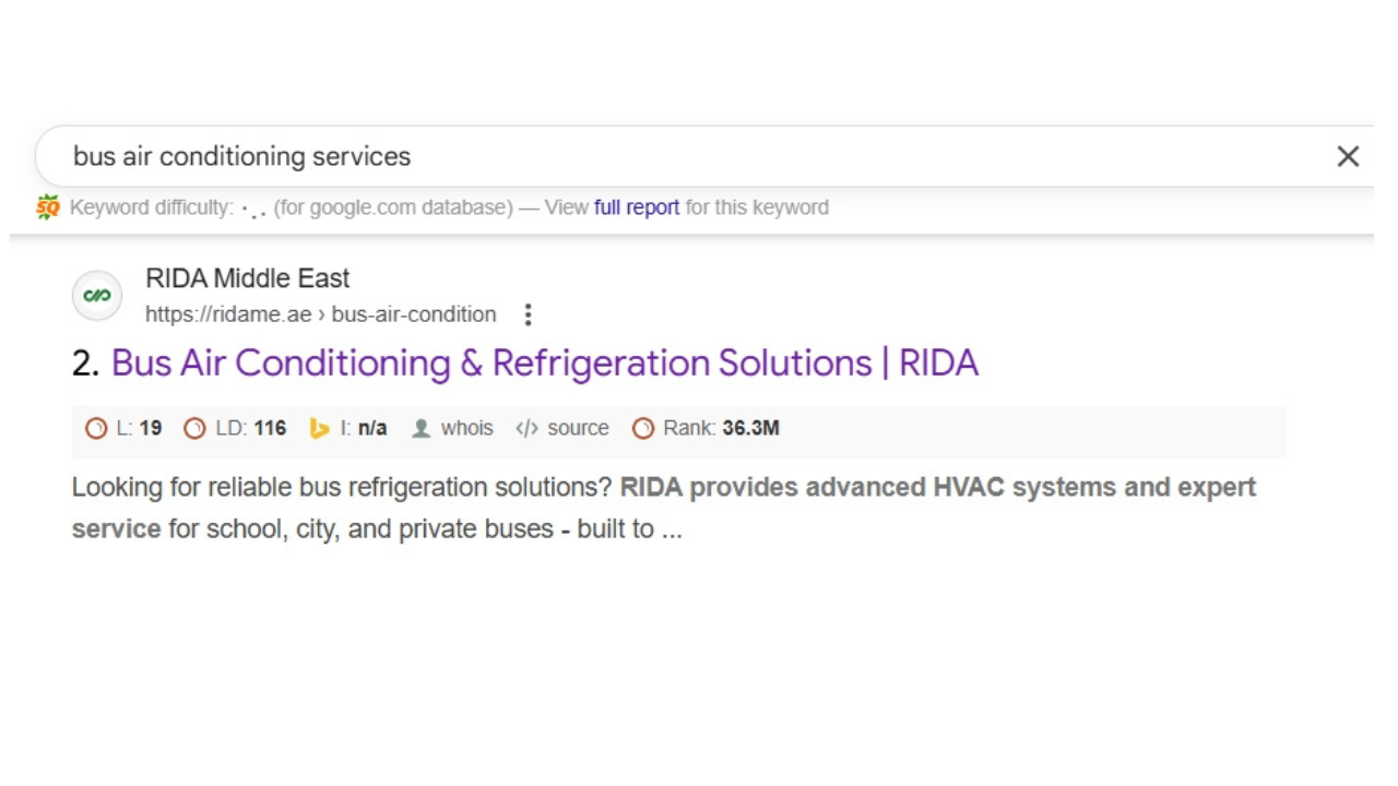 local seo keyword ranking  seo service