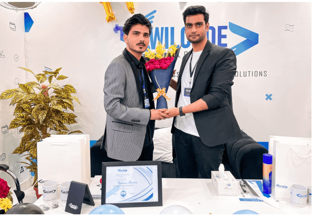 Wilcode CEO Hamza Commendation Award