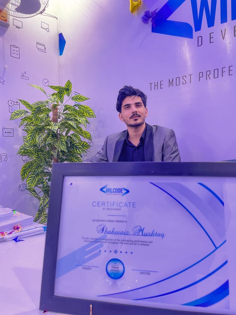 Shahwaiz Mushtaq professional development